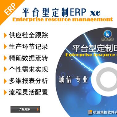 平台型定制erp系统软件-x6